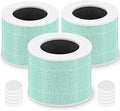Core Mini Toxin Absorber Replacement Filter for LEVOIT Core Mini and Core Mini-P Air Purifier, 3-in-1 H13 Grade True HEPA and Activated Carbon, Core Mini-RF-TX, 3 Filter & 10 Fragrance Sponge, Green
