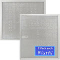 2-Pack upgraded 97007894 kitchen vent hood filter 9.9" x 11.7" x 0.38" Fit Bro-an 97005683 Range Hood Filter and NSP GE Kenmore NuT-one Range Hood vent Filters - Traps Grease & Filters Cooking Air