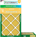 Filterbuy 12x36x1 Air Filter MERV 11 Superior Pet & Allergy Defense (2-Pack), Electrostatic Pleated HVAC AC Furnace Filters Replacement, Made in USA (Actual Size: 11.88 x 35.88 x 0.75)