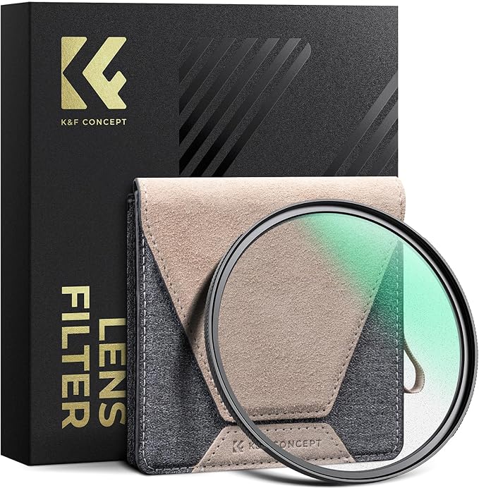 K&F CONCEPT 67mm Black Diffusion 1/8 Filter Mist Cinematic Effect Black Diffusion Filter with 36 Multi-Layer Coatings for Video/Vlog/Portrait Photography (XPRO Series)