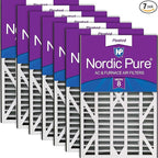 Nordic Pure 16x25x3 (Actual Size: 15 13/16 x 24 5/16 x 3) MERV 8 Trion Bear Cub 255649-101 Replacement Pleated AC Furnace Air Filters 7 Pack