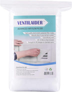 Complete Air Vent Register Filter Set Cut To Fit Any Size 16" x 60" & 50" Velcro Tape, Electrostatic Fabric. Purifies Air, Helps Reduce Allergies From Dusty Ducts, AC Furnace System (2)