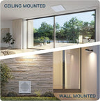 Air Vent ABS Louver Grille Cover 6 Inch, External Wall Vent Cover with Built-in Screen Mesh for Intake Exhaust Ventilation Exterior Door Ceiling Attic Storage Garage, White