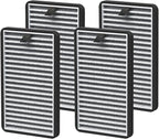 For DSTx HEPA + Carbon Filters Replacement Compatible with Clarifion DSTx Mini Personal Portable Air Purifiers for Home, Bedroom and Pets, Works for Dust, Smoke,Odors and Airborne Particles, 4 Pack