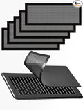 6-Pack Black Magnetic Vent Covers 7x13 Inch - Universal Fit for Floor, Wall & Ceiling Registers (7"-8" Width x 13"-14"Length) | High Airflow Mesh Design | Tool-Free Easy Installation