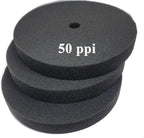 Aquarium Pond 5 Gallon Bucket DIY Bio Sponge Filter Media Pad Rounded 11x11 (50ppi 3 Pack)
