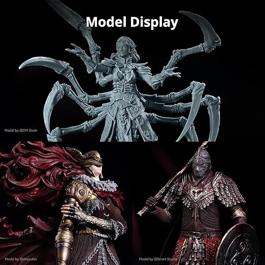 ANYCUBIC 2nd Gen Resin Technology ABS-Like Resin 2.0 Bundle, 3D Printer Resin with High Toughness, More Precise Details, Wide Compatibility for All LCD Resin 3D Printers (Black, 2kg in Total)