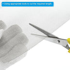 PATIKIL 40"L x 10"W Woven Wire Mesh, 26 Mesh 304 Stainless Steel Air Vent Filter Screen with Gloves for Window Security Vent Cover Filtration Animals Fence