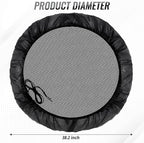 Mesh Cover for Rain Barrel, 2Pcs Water Collection Buckets Cover Rain Collection Barrels Netting Screen to Keep Mosquitoes, Leaves and Debris