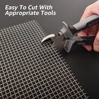 2 Pack 12"x24" Wire Mesh, 5 Mesh Crimped Stainless Steel Mesh, Never Rust Sturdy Metal Mesh Screen for DIY Projects, Vent, Cage, Garden, Window Screen, Filter Mesh