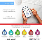 Max Water Mixed Bed Ion Exchange RODI Aquarium Filter Resin Replacement Cartridge, Compatible with 10" Reverse Osmosis Water Filtration System