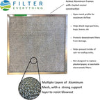 Filter Everything Washable Aluminum Air Filter – 16 x 20 x 1 – Permanent, Reusable HVAC Intake Filter – Heavy-Duty Expanded Aluminum Mesh – Pre-Filter for HEPA or Pleated Filters