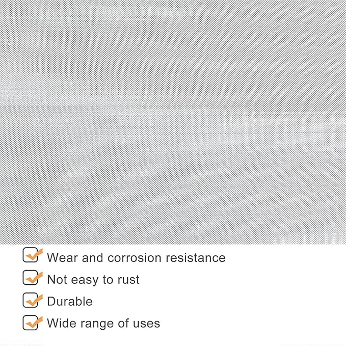 304 Stainless Steel Filter Mesh Roll 60 and 120 Mesh, Precision Woven Wire Cloth for Kitchen Hood and Dust Control