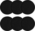 6Pcs 6.5 Inch Charcoal Filters for Kitchen Compost Bin, Replacement Activated Carbon Filters for Countertop Compost Pail Home Bucket Refill Sets, Round