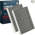 KAX Cabin Air Filter with Activated Carbon, CF11854 Replacement for Nissan Rogue 2014-2020, Rogue Sport 2017-2022, Passenger Compartment Air Filter, 2Pcs