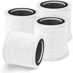 4 Pack H7126 Replacement Filter for GoveeLife H7126 Mini Air Purifier, 3-in-1 H13 True HEPA Air Filter for H7126 Air Purifier Filter for Dust, Pollen, Replace Part #H7126-RF