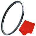 58mm X2 UV Filter for Camera Lenses - UV Protection Photography Filter with Lens Cloth - MRC8, Nanotec Coatings, Ultra-Slim, Traction Frame, Weather-Sealed by Breakthrough Photography