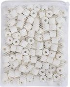 JIHAQUA Aquarium Bio Ceramic Rings 18 lbs Filter Media for Pond Fish Tank Canister Filter