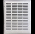 HVAC Premium 22 x 30 Duct Opening Steel Return Air Filter Grille, for 1-inch Filter, Removable Door, Flat Stamped HVAC Vent Cover Grille, Outer Dimensions 24.5 x 32.5