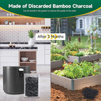 4 Packs 210g Odor Absorbing Activated Carbon Filter Refills for Smart Waste Kitchen Composter, Activated Charcoal Pellets