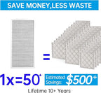 UBeesize 12x24x1 Reusable Electrostatic Air Filter HVAC AC Furnace Filter,MERV 8,Washable, Lasts a Lifetime,Permanent Air Filter,Breathe Fresher,Home And Office(Actual Size:11.38x23.38x0.82 Inch)