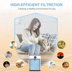 AP303 AP304 Replacement Filters, Compatible with DAYETTE ＆ FRESHDEW Air Purifier AP303/AP304, H14 HEPA Filter with Activated Carbon, 4 Pack (Wildfire Filter)
