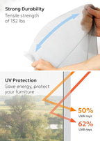 Clean Air Window Screen - Filters Pollen, Allergens, Dust, and Ash - Cleaner, Healthier Air - Easy to Cut - Ideal for Patio, Porch, and Window Screen Replacement - (22" x 10')
