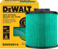 DEWALT Shop Vac Filters, DXVC6914 HEPA Cartridge Filter, Vacuum Filter Replacement Filter for Dewalt 6-16 Gallon Wet and Dry Vacuum