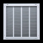HVAC Premium 22 x 26 Duct Opening Steel Return Air Filter Grille, for 1-inch Filter, Removable Door, Flat Stamped HVAC Vent Cover Grille, Outer Dimensions 24.5 x 28.5