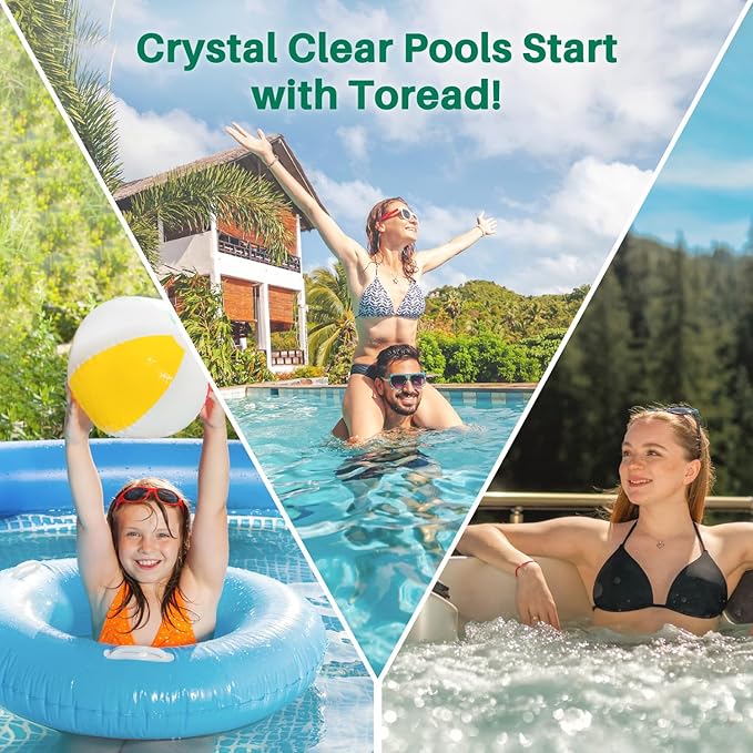 TOREAD Replacement for Pool Filter PA120, Ultra-B2, CX1200RE, C1200, Unicel C-8412, Filbur FC-1293, Waterway Clearwater II, Pro Clean 125, 817-0125N, Aladdin 22002, L x OD:23 1/4"x 8 15/16" (1)