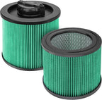 Fette Filter - DXVC4003 Premium HEPA Cartridge Filter Replacement Compatible with DeWalt DXV04T DXV05P DXV05S DXV08S DXV06G for 4 Gallon Wet Dry Vacuum - Pack of 2