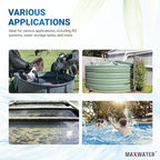 Max Water Filter Float Ball Valve with 1/4 inch Quick Connect Push in to Connect Tube Fittings, Adjustable Plastic Float Valve for Aquarium Reverse Osmosis Systems Water Purifiers
