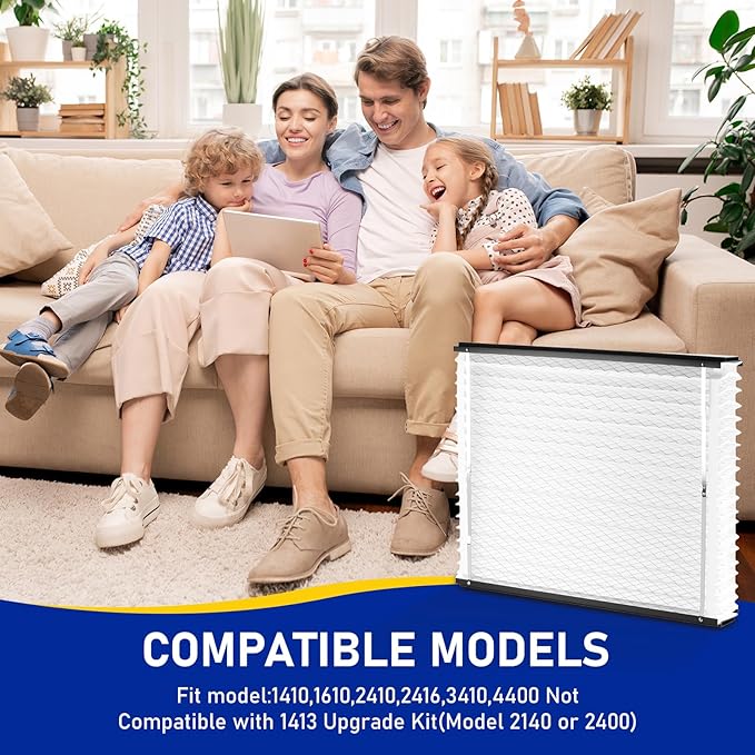 2Pack 213 Replacement Filter Compatible with Aprilaire Size: 20x25x4 MERV 13 Whole House Air Purifiers model:210, 1620, 2210, 2216, 3210, 4200.Not fit for 1213 UPGRADE KIT(MODEL 2120 OR 2200)