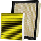 2PCS Cabin Engine Air Filter Kit Fits for 2024 2025 Tacoma 2.4L, 87139-0C010,17801-31130, 17801-0P051,CF12964, CA10755, JM871JMP050