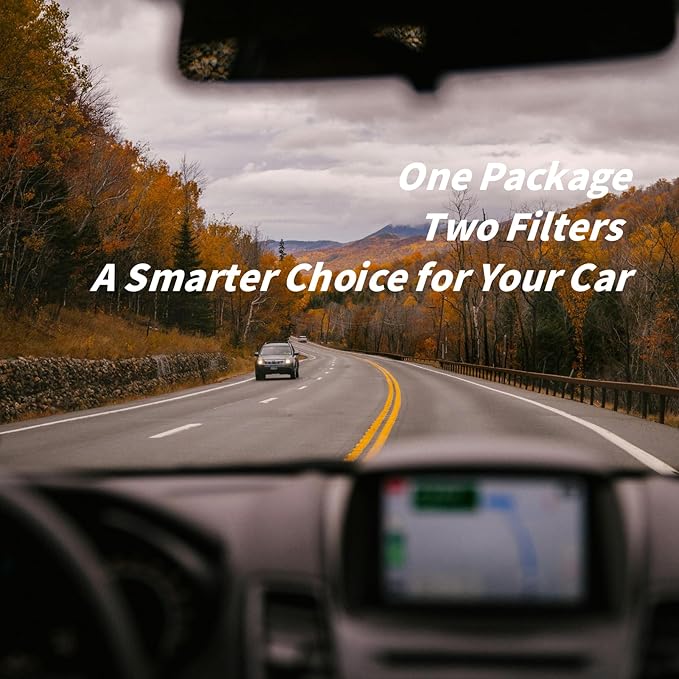 Cabin & Engine Air Filter Kit for 2019-2025 Chevrolet Silverado 1500, 2500HD, 3500HD, Suburban, Tahoe, GMC Sierra 1500, 2500HD, 3500HD, Yukon, 2021-2025 Cadillac Escalade
