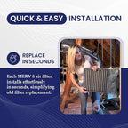 | Merv 8 | Washable & Reusable AC/Furnace Filter | Lifetime HVAC & Furnace Air Filter | Washable | Superior particle-holding Ability | Premium Quality Aluminum | 14x25x1