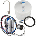 Home Master TMHP-L HydroPerfection RO System, 9-stages, 99% rejection DOW membrane, Patented 2-pass Remineralization, 4.5sec Fill Rate, 1:1 Waste Ratio, UV 99.9% EPA 97952AZ1, Lux Faucet, Fridge Ki