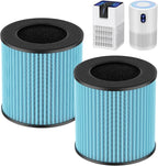 B-D02L/M05 Smoke Remover Replacement Filter, Compatible with MOOKA B-D02L/M05 Air Purifiers, for VEWIOR B-D02U, KOIOS B-D02L, for Tailulu D10 Air Purifiers, Blue, 2 Pack