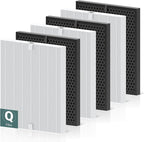 5510 5520 Replacement Filter Q for WINIX 5510 5520 PlasmaWave Air Purifier, H13 True HEPA and Activated Carbon Filter Combo Pack, Part # 1712-0123-00, 3 Set