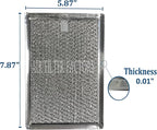 Air Filter Factory Grease Filter PFILB002MRFO Replacement For Sharp Microwave 12-Layer Aluminum Grease Filters 4-Pack