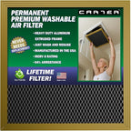 CARTER | Gold | MERV 8 | HVAC & Furnace Filter | Washable Electrostatic ((16x24x1))