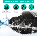 10lbs Activated Charcoal Powder Bulk Granular Activated Carbon (Gac) Coconut Charcoal Pellets for Water Filtration Air Filter(0.02 x 0.07 Inch)