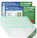 AC Filter - Air Conditioner Replacement Filters - RV Air Cleaner - Camper Accessories for Travel Trailers - Easy to Install Vent Filter - 9.875 x 3.5 x 0.75 in (8 Filters for AC 155G)