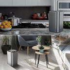 Smart Kitchen Electric Composter, 2.5L Auto Food Cycler with Single Button, 𝐆𝐫𝐢𝐧𝐝 𝐚𝐧𝐝 𝐃𝐫𝐲 𝐲𝐨𝐮𝐫 𝐤𝐢𝐭𝐜𝐡𝐞𝐧 𝐰𝐚𝐬𝐭𝐞, 2X Drying Filter, Design by Nagualep