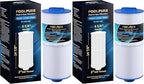 POOLPURE PLF6CH-960 Spa Filter Replaces PJW60TL-F2S, Jacuzzi Filters J-300, J400, Filbur FC-2800, 6540-476, 6540-383, Hot Tub Filter with Closed Handle(Not be Removed) 1PACK (Pack of 2)