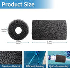 12 Packs Aquarium Fish Tank Filter Sponge, for Polaris Pool Cleaner Parts & Sweep Hose Tail Scrubbers Replacement, Fits 180 280 360 380 480 3900 Models