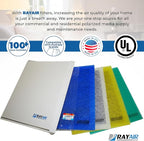 RAYAIR SUPPLY 16x24 Replacement Filter Pads Compatible with Dynamic Air Filter (3 Pack) (16x24)