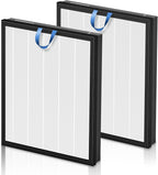 Vital 200S Replacement Filter for LEVOIT Vital 200S and Vital 200S-P Air Purifier, True HEPA and High-Efficiency Activated Carbon Filter, Vital 200S-RF, 2 Pack, White