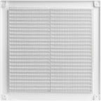 Vent Systems 8" x 8" Inch (Opening Dimensions) - Pack of 2 - Plastic White Soffit Vent Cover - Flat Square Air Vent Grille - Air Vent Deflector - HVAC 10" x 10" Inch (Overall Dimensions)