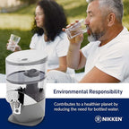 Nikken - PiMag Waterfall System - Advanced Ionic Filtration, Copper Particles, Chlorine & Lead Reduction, pH Balance, Fresh Drinking Water - 1 Unit